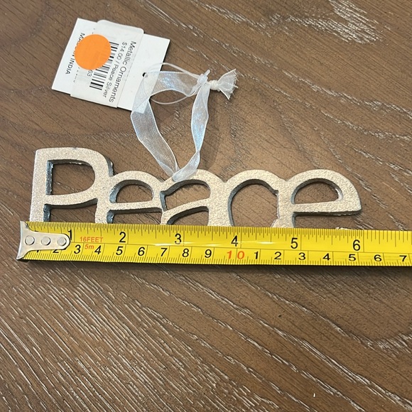 Set of 2 “Peace” & “Hope” Ornaments - Picture 6 of 9